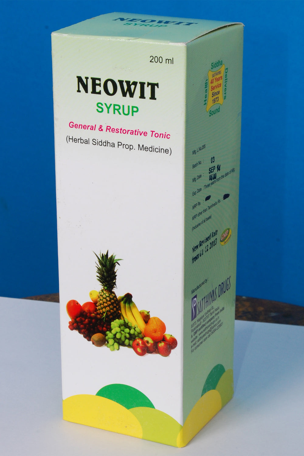 Neowit Syp. (Effective Nervine Stimulant)